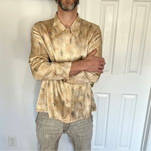 ⛔️SOLD⛔️Vintage satin shirt